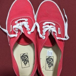 Red Vans (Authentic Core Classics)